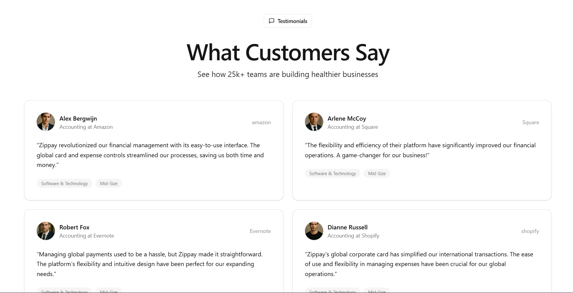 Pricing page screenshot