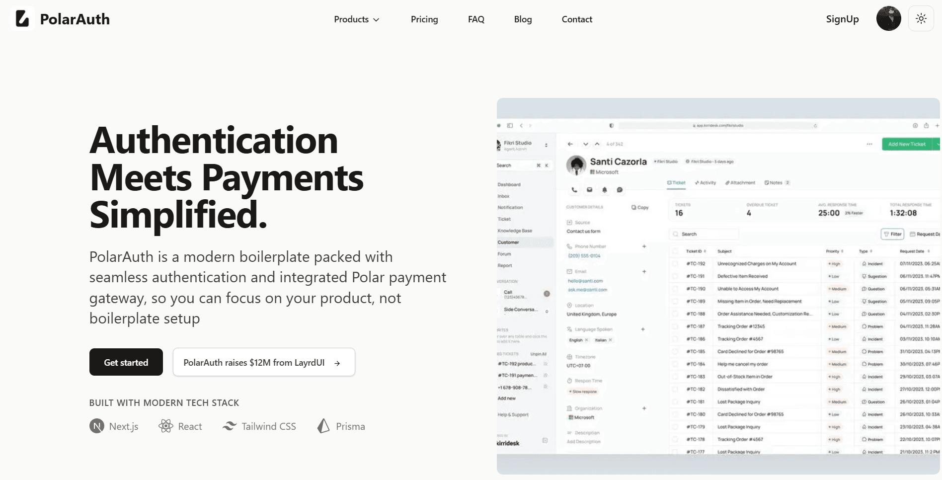 Deployment dashboard screenshot